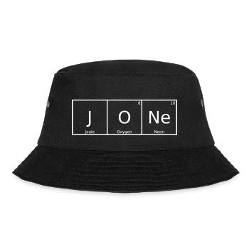 Jone Name Vorname Chemie Periodensystem Elemente - Bucket Hat - Schwarz - Vorne - Lela (165cm)