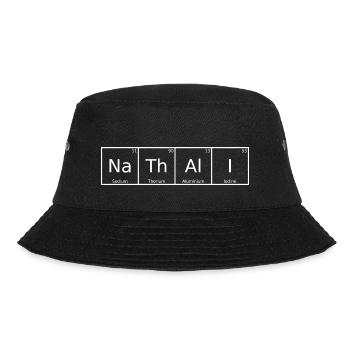 Nathali Name Vorname Chemie Periodensystem Element - Bucket Hat - Schwarz - Vorne - Lela (165cm)
