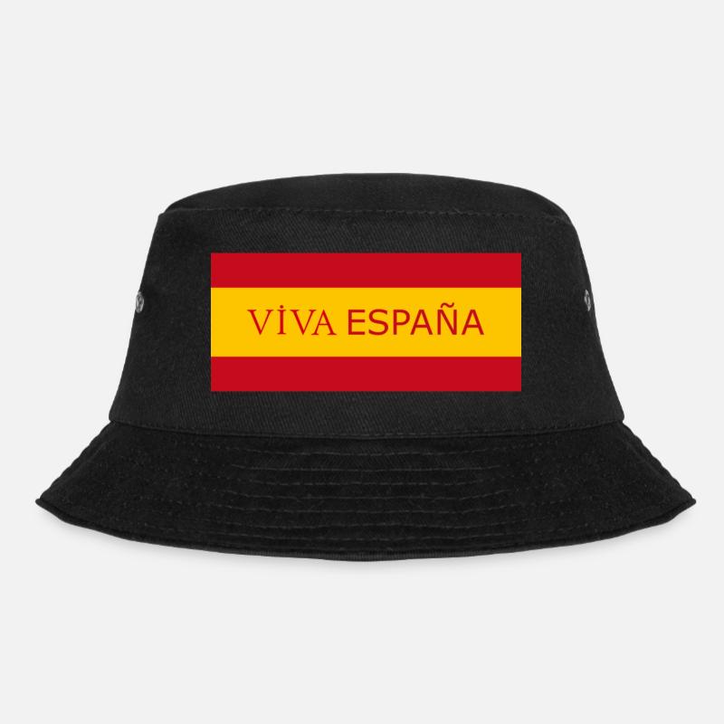 Viva España Flagge - Bucket Hat - Schwarz