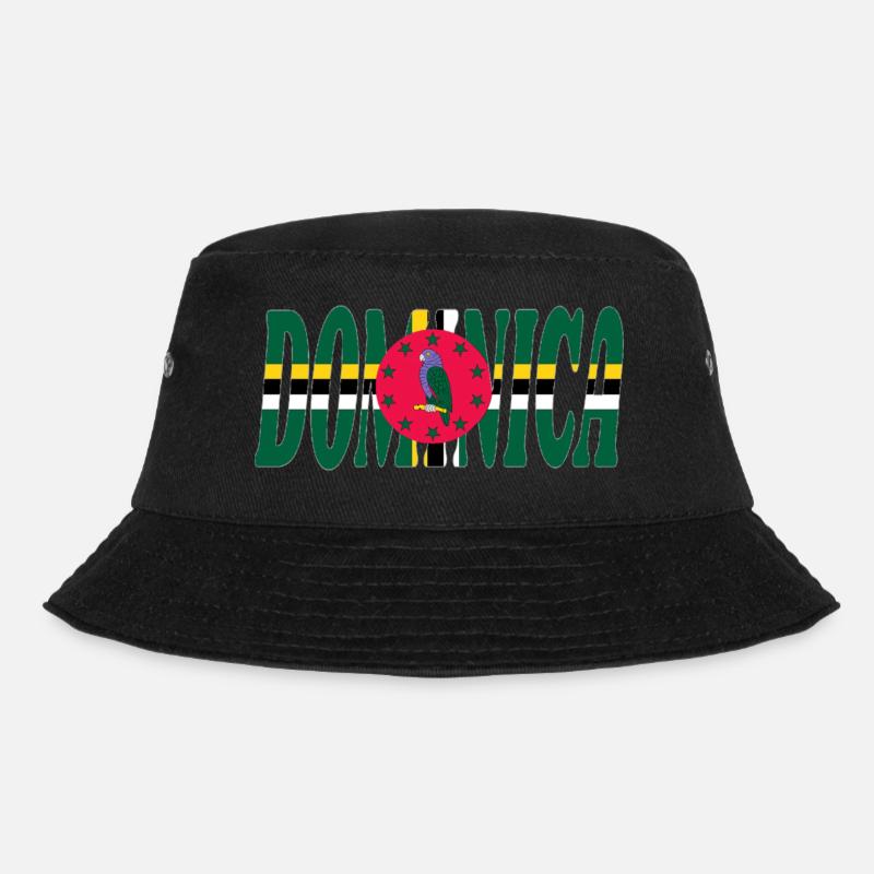 Dominica - Bucket Hat - black