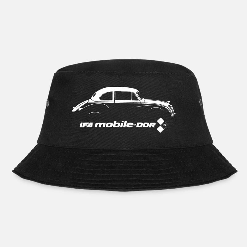 IFA F9 - DDR Oldtimer - Kult - Bucket Hat - Schwarz