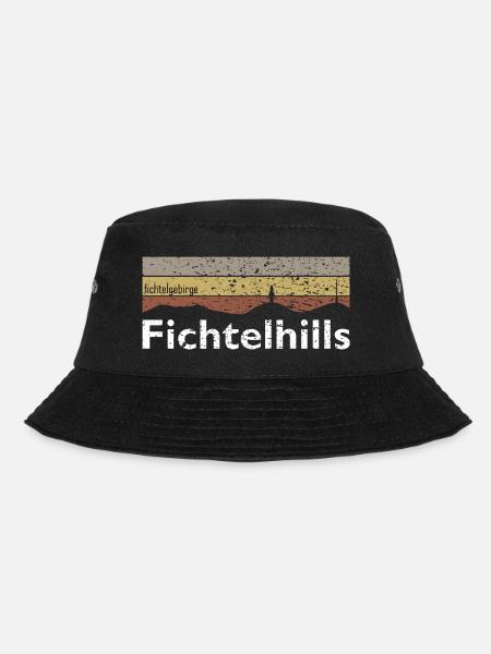 Kösseine Schneeberg Ochsenkopf Fichtelgebirge - Bucket Hat - Schwarz