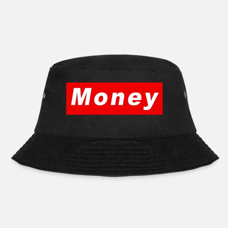 Geld - Bucket Hat - Schwarz
