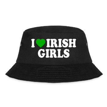 I love irish girls - Bucket Hat - black - Front - Lela (165cm)