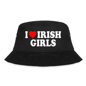 I love irish girls - Bucket Hat - black - Front - Lela (165cm)