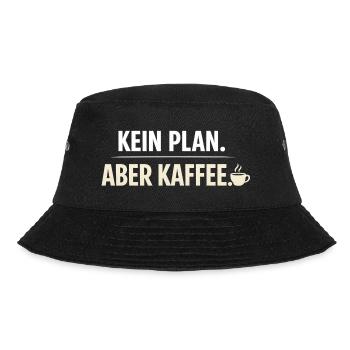 No plan but coffee - Bucket Hat - black - Front - Lela (165cm)
