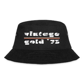 coole Retro Vintage 70er Jahre Design - Bucket Hat - Schwarz - Vorne - Lela (165cm)