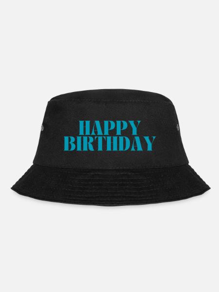 Happy Birthday - Bucket Hat - Schwarz
