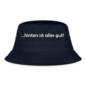 ... hinten ist alles gut - Bucket Hat - Navy - Vorne