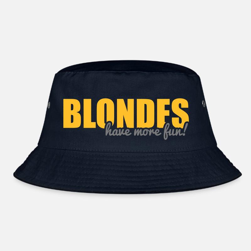 Blondes have more fun! - Bucket Hat - navy