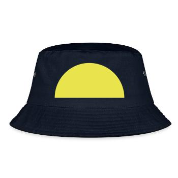 Semicircle / half circle (1c) - Bucket Hat - navy - Front