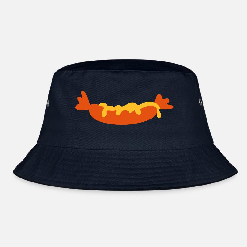 Wurst mit Senf / sausage with mustard (2c) Bucket Hat