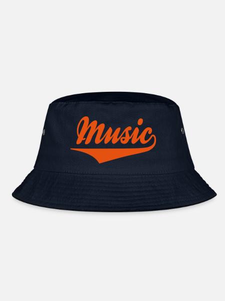 music - Bucket Hat - Navy - Vorne