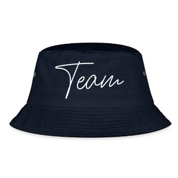 team - Bucket Hat - navy - Front