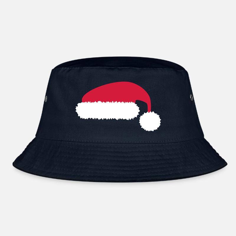 Weihnachtsmann Weihnachten Mütze - Bucket Hat - Navy