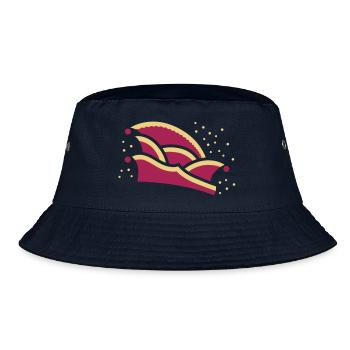 Narrekapp e 2C - Bucket Hat - Navy - Vorne