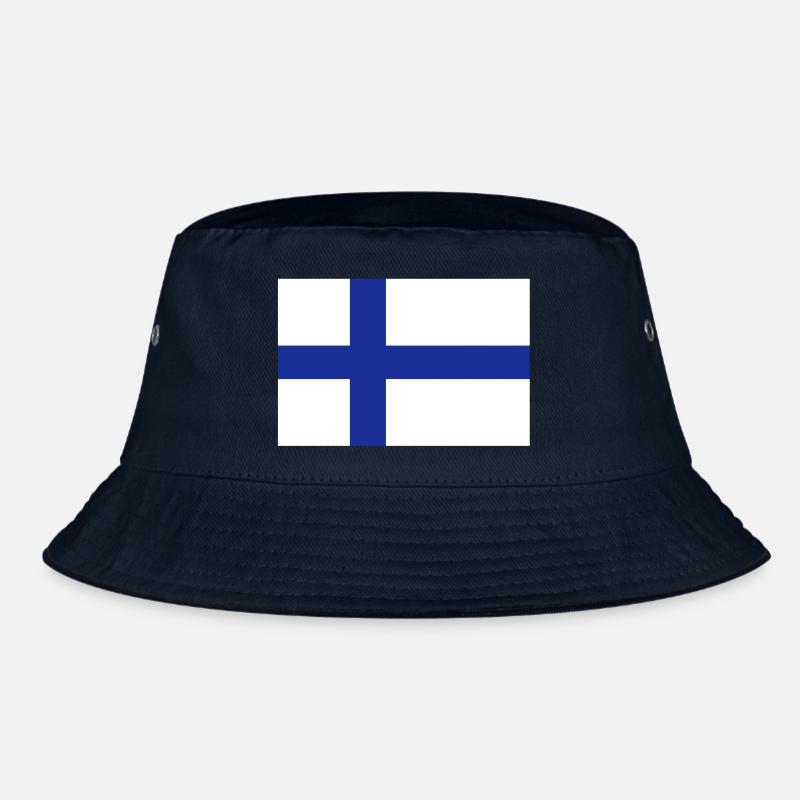 drapeau_finlande - Bucket Hat - Navy
