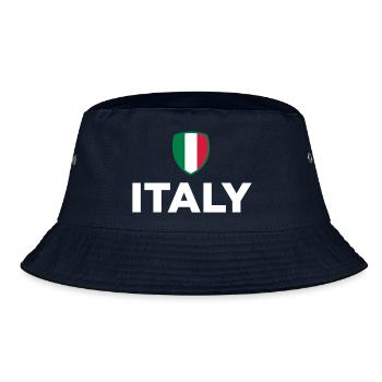 Drapeau national d'Italie - Bob - marine - Devant