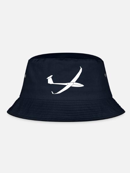 Segelflieger Mütze Geschenkidee Weihnachten - Bucket Hat - Navy