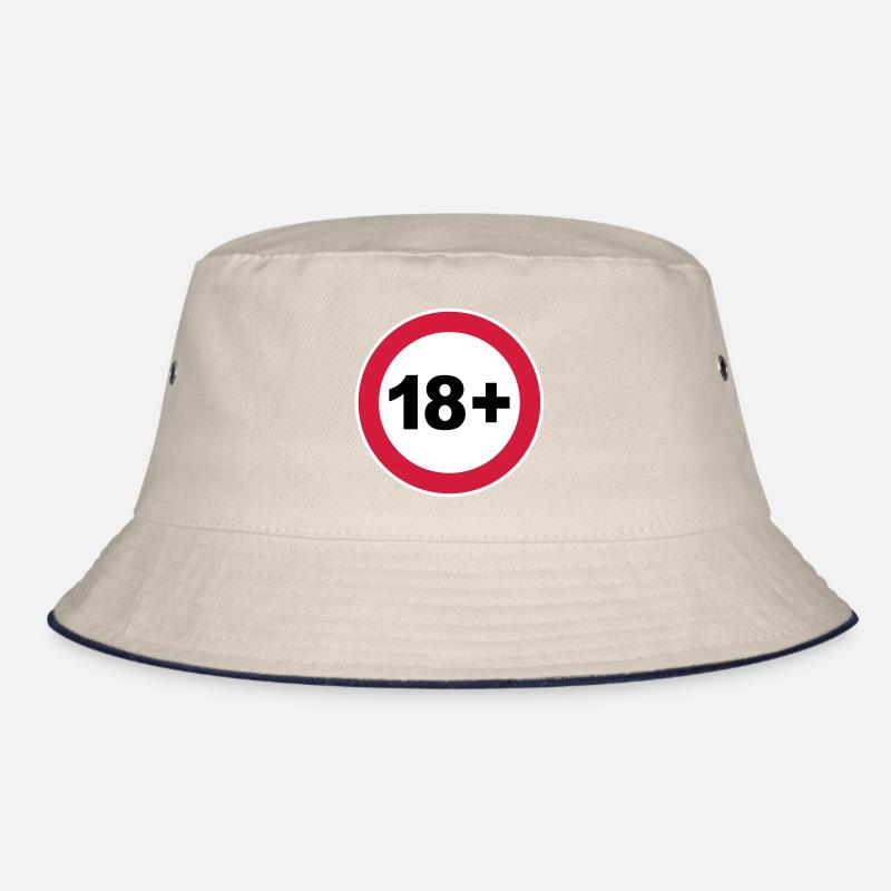 18th / 18th birthday. / 18+ Bucket Hat
