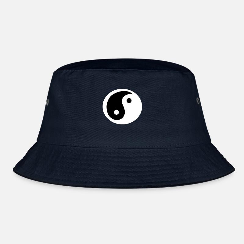 Yin & Yang - Bucket Hat - navy