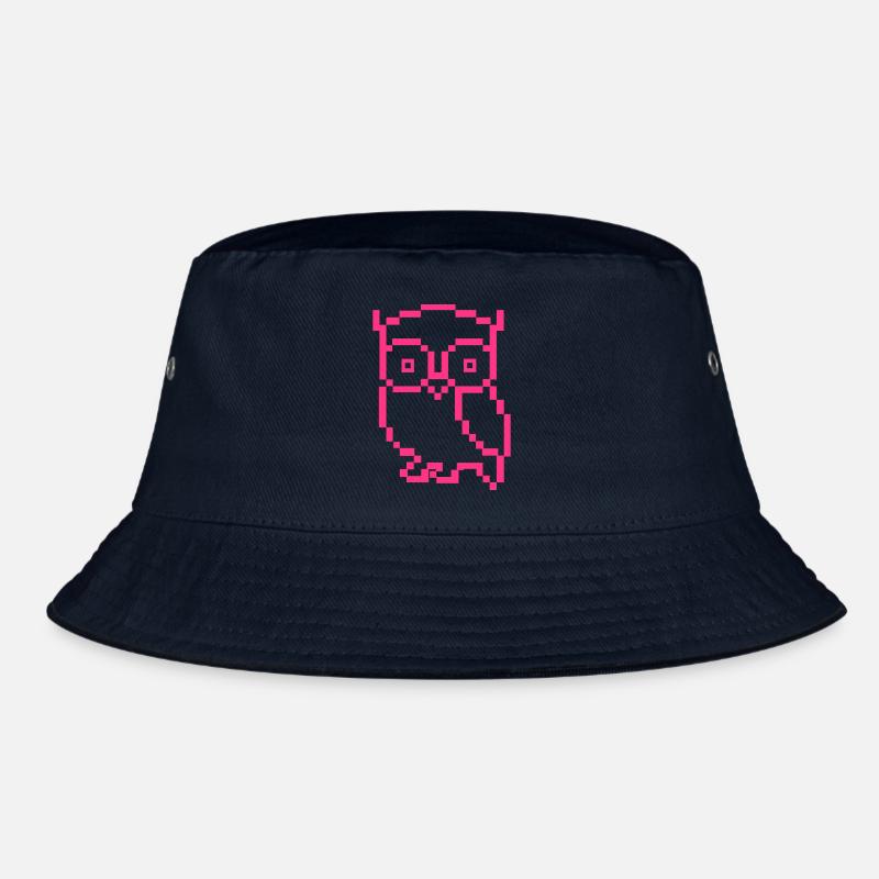 Pixel Owl Bucket Hat