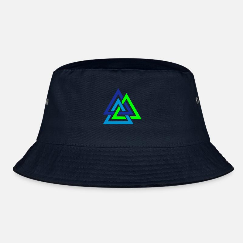 wotan viking symbol Bucket Hat