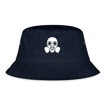 gas mask - Bucket Hat - navy - Front