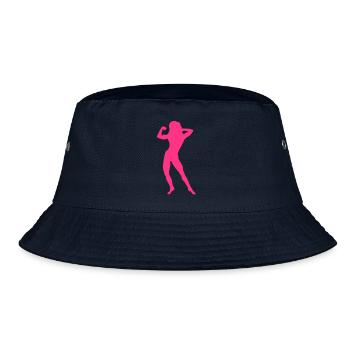 fitness9 bodybuilding woman woman - Bucket Hat - navy - Front