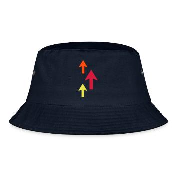 pfeile - Bucket Hat - Navy - Vorne