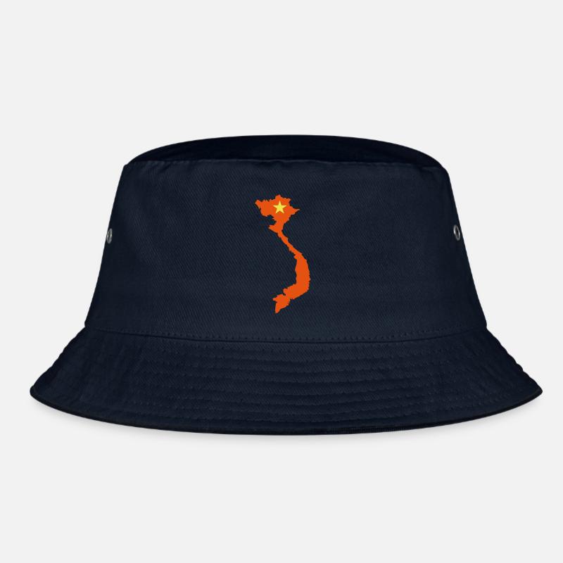 Sil.-drap. vietnam Bucket Hat