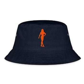 fitness10 bodybuilding woman woman - Bucket Hat - navy - Front