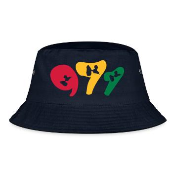 971 - Bucket Hat - navy - Front