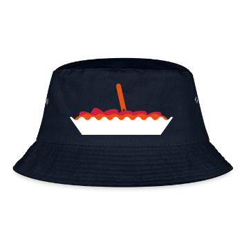 Yummy Currywurst - Bucket Hat - Navy - Vorne