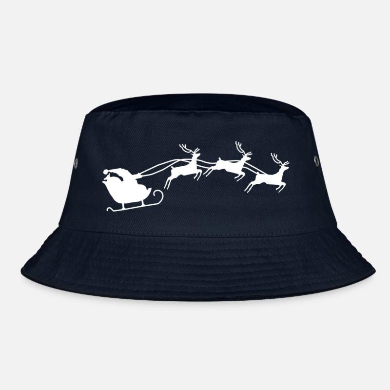 Weihnachtsmann mit Schlitten Bucket Hat