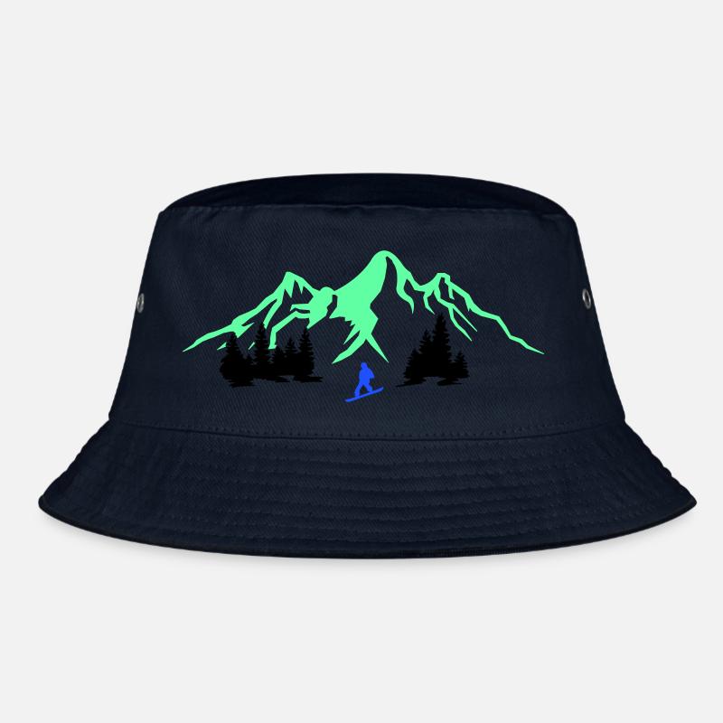 Snowboarding Bucket Hat