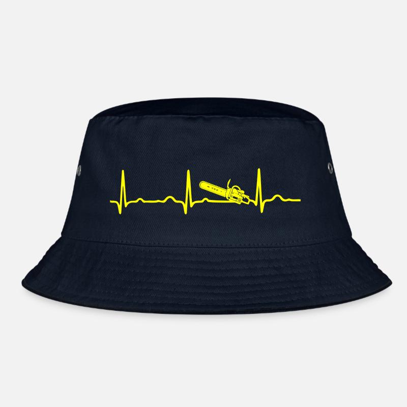 ECG HEATING CHAIN SAW yellow Bucket Hat