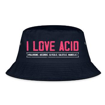 I Love Acid Skin Injecting Tox Facialist - Bucket Hat - navy - Front