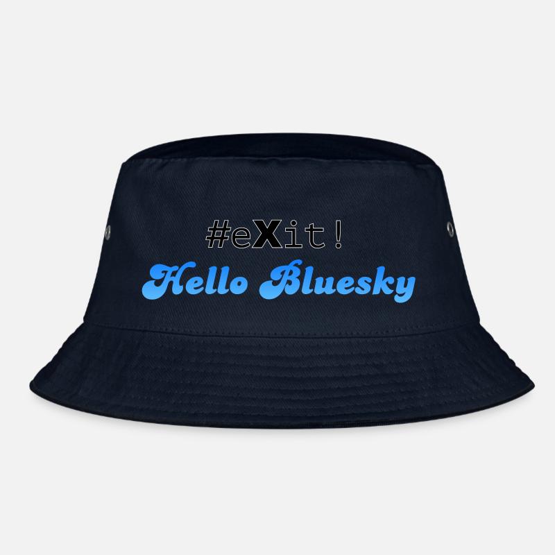 #eXit! - Bucket Hat - navy