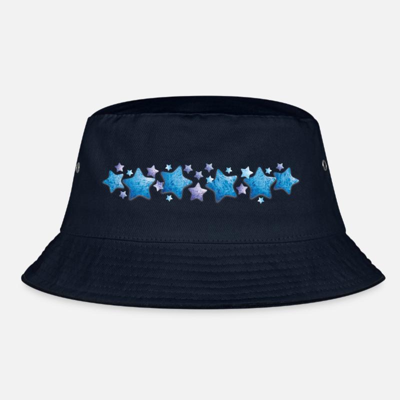 Blaue Sterne Bucket Hat