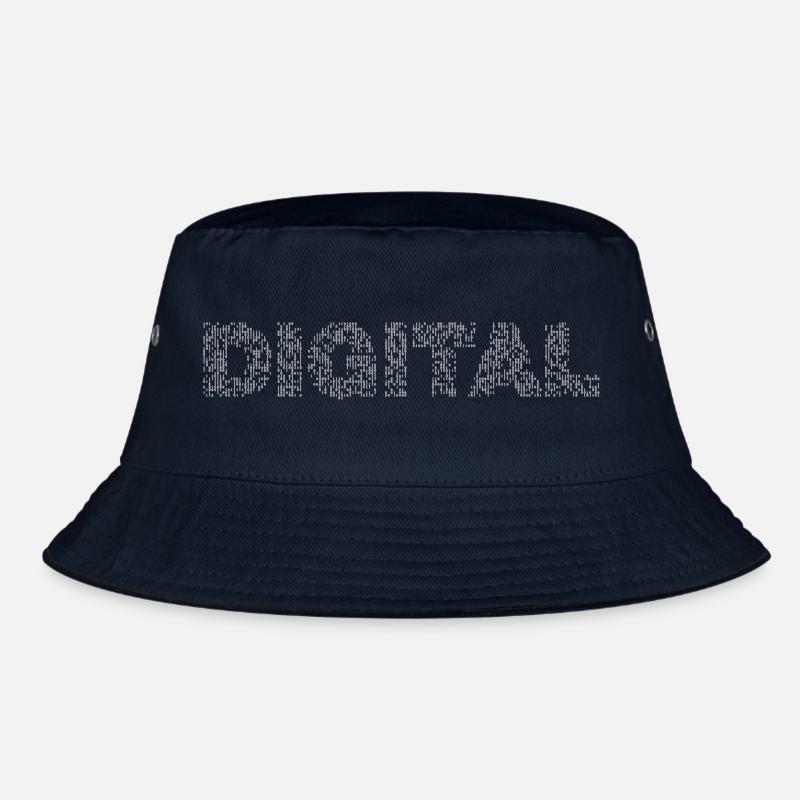 Digital aus nullen und einsen Bucket Hat