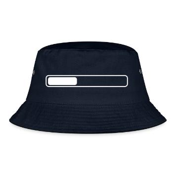 Loading bars throughout abysmal corners - Bucket Hat - navy - Front