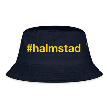 Halmstad Sverige Sweden Schweden - Bucket Hat - Navy - Vorne