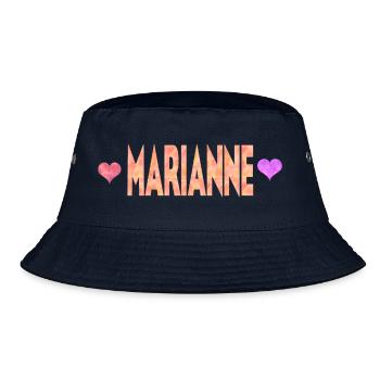 Marianne - Bucket Hat - Navy - Vorne