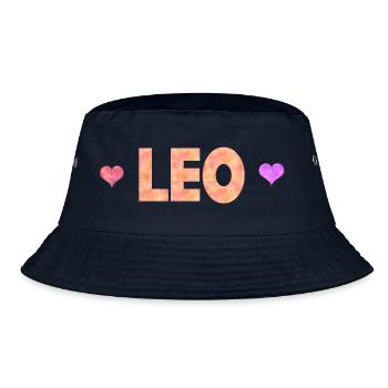 Leo - Bucket Hat - Navy - Vorne