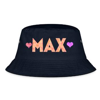 Max - Bucket Hat - Navy - Vorne