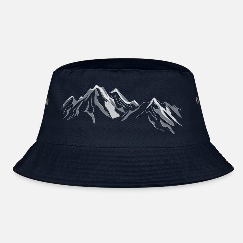 Berge - Bucket Hat - Navy