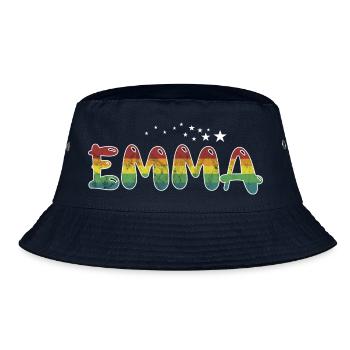 Prénom Emma Nom de jeune fille cadeau - Bob - marine - Devant