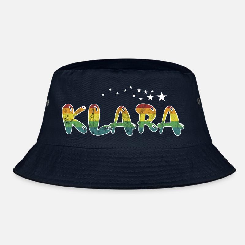 First name Klara maiden name Name gift colorful Bucket Hat