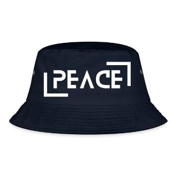 Peace - Bucket Hat - Navy - Vorne